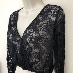 🪴3x$20 SALE Forever 21 Black Long Sleeve Blouse